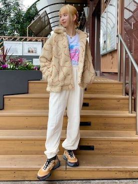 Ray BEAMSさん（レディース・164cm）の冬コーディネート