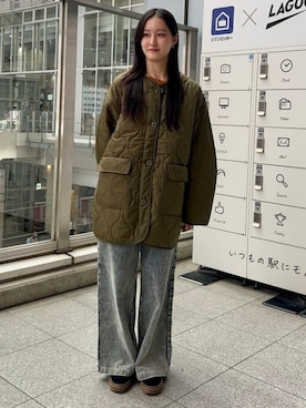Ray BEAMSさん（レディース・162cm）の秋コーディネート