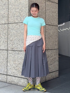「Ray BEAMS（レイビームス）のアイテム」を使った、Ray BEAMSさん（レディース・163cm）の夏コーディネート