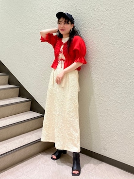 Ray BEAMSさん（レディース・162cm）の夏コーディネート