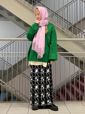 Ray BEAMSさん(レディース・160cm)の冬コーディネート