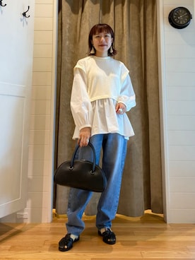 Ray BEAMSさん（レディース・153cm）の秋コーディネート