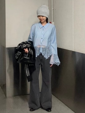 Ray BEAMSさん（レディース・158cm）の春コーディネート