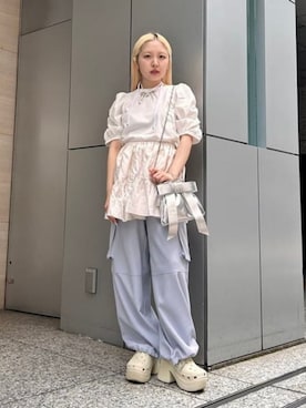 Ray BEAMSさん（レディース・152cm）の夏コーディネート