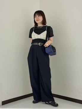 「PUMA(プーマ)のアイテム」を使った、Ray BEAMSさん(レディース・158cm)の夏コーディネート