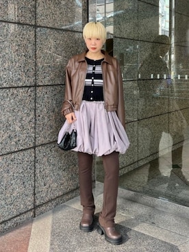 Ray BEAMSさん(レディース・163cm)の冬コーディネート