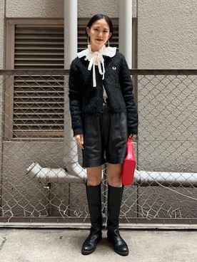 Ray BEAMSさん（レディース・158cm）の冬コーディネート