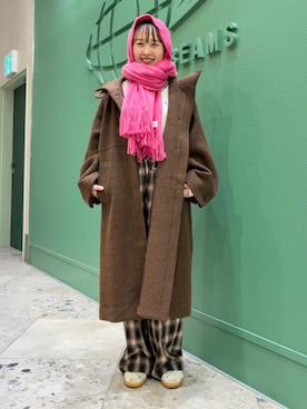 「アイテム（ポロシャツ）」を使った、Ray BEAMSさん（レディース・160cm）の秋コーディネート