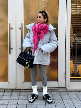 「Ray BEAMS（レイビームス）のアイテム」を使った、Ray BEAMSさん（レディース・152cm）の冬コーディネート