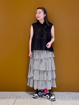 Ray BEAMSさん（レディース・160cm）の春コーディネート