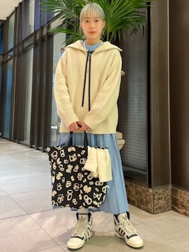 Ray BEAMSさん（レディース・152cm）の冬コーディネート