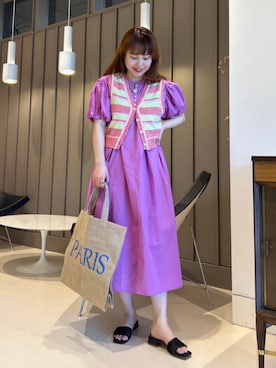 Ray BEAMSさん（レディース・162cm）の春コーディネート