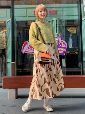 Ray BEAMSさん（レディース・166cm）の冬コーディネート