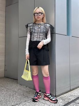 Ray BEAMSさん（レディース・152cm）の夏コーディネート