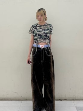 「Ray BEAMS（レイビームス）のアイテム（その他パンツ）」を使った、Ray BEAMSさん（レディース・160cm）の秋コーディネート