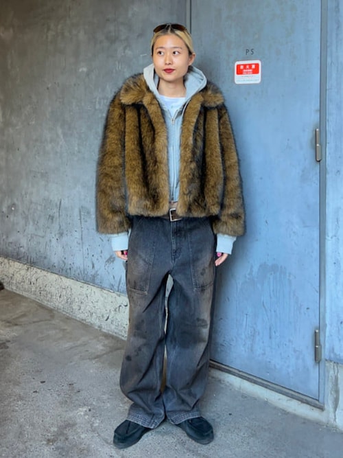 セール】フェイクファー ショート ブルゾン（ブルゾン）｜Ray BEAMS