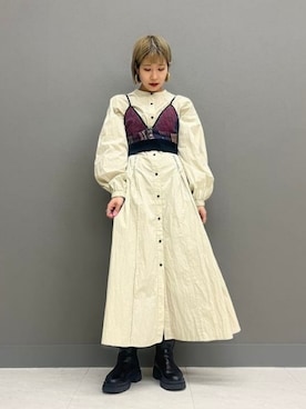 Ray BEAMSさん（レディース・153cm）の春コーディネート