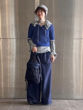 「Ray BEAMS（レイビームス）のアイテム」を使った、Ray BEAMSさん（レディース・153cm）の夏コーディネート