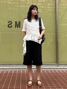 Ray BEAMSさん（レディース・158cm）の春コーディネート