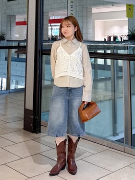 Ray BEAMSさん（レディース・155cm）の夏コーディネート