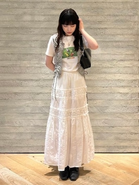 「Ray BEAMS（レイビームス）のアイテム」を使った、Ray BEAMSさん（レディース・162cm）の夏コーディネート