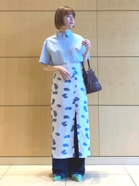 Ray BEAMSさん（レディース・164cm）の夏コーディネート