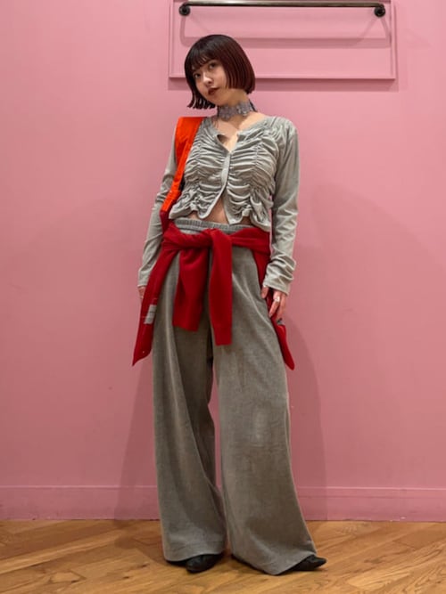 Ray BEAMS アーガイル柄 カーディガン Ray BEAMS（レイ ビームス） カーディガン アーガイル クルーネック