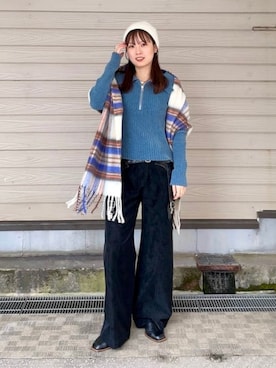 「着回しコーデ」｜Ray BEAMSさん（レディース・155cm）の冬コーディネート