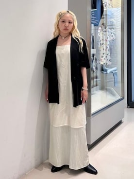 「Ray BEAMS（レイビームス）のアイテム」を使った、Ray BEAMSさん（レディース・152cm）の夏コーディネート