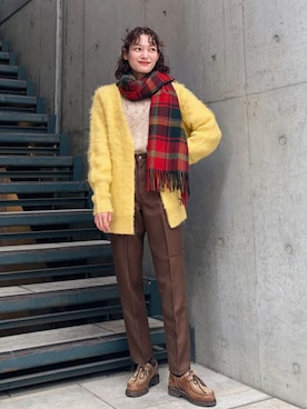 Ray BEAMSさん（レディース・158cm）の冬コーディネート