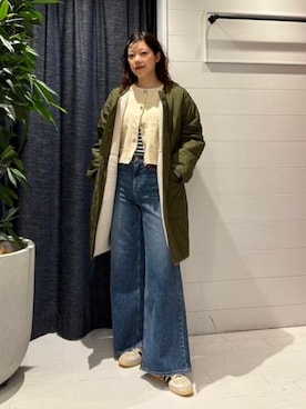 Ray BEAMSさん（レディース・158cm）の冬コーディネート