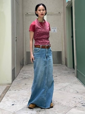 「Ray BEAMS（レイビームス）のアイテム」を使った、Ray BEAMSさん（レディース・158cm）の夏コーディネート