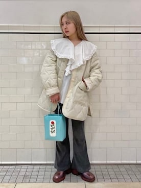 Ray BEAMSさん（レディース・152cm）の冬コーディネート