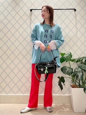 Ray BEAMS / メッシュ 裾ドローコード Tシャツを使った人気