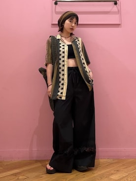 「Ray BEAMS（レイビームス）のアイテム」を使った、Ray BEAMSさん（レディース・155cm）の夏コーディネート