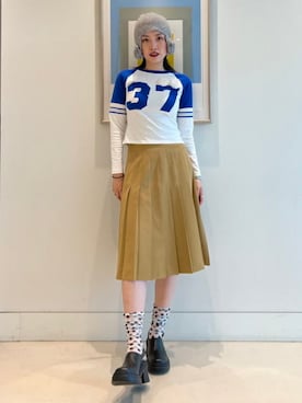 「Ray BEAMS（レイビームス）のアイテム」を使った、Ray BEAMSさん（レディース・170cm）の夏コーディネート