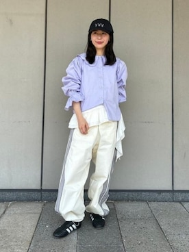 「Ray BEAMS（レイビームス）のアイテム（パンツ）」を使った、Ray BEAMSさん（レディース・158cm）の春コーディネート