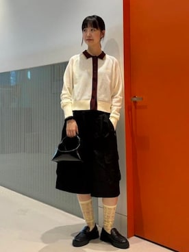 Ray BEAMSさん（レディース・163cm）の冬コーディネート