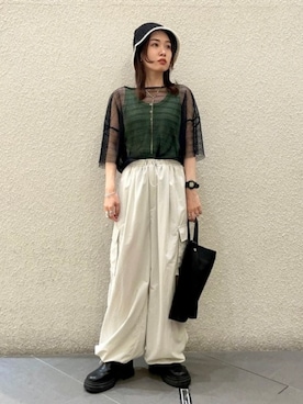 Ray BEAMSさん(レディース・155cm)の夏コーディネート