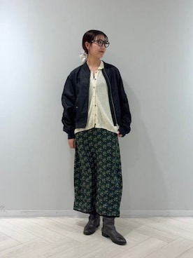 Ray BEAMSさん（レディース・157cm）の春コーディネート