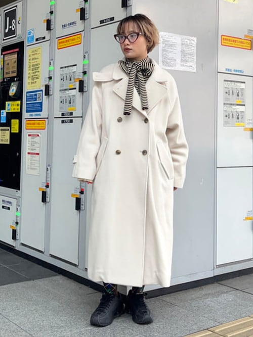 スタンドカラー ダブル コート（その他アウター）｜Ray BEAMS（レイ