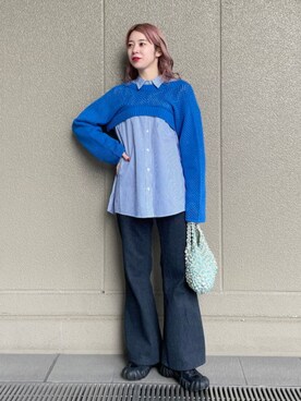 Ray BEAMSさん(レディース・163cm)の冬コーディネート