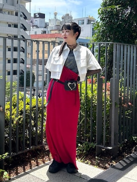 Ray BEAMSさん（レディース・157cm）の夏コーディネート