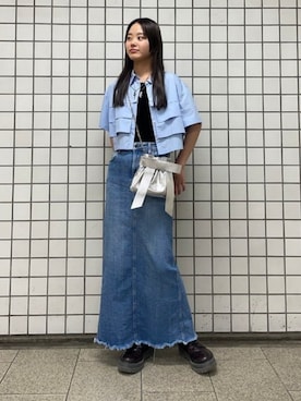 Ray BEAMSさん（レディース・164cm）の夏コーディネート