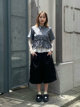 「Ray BEAMS（レイビームス）のアイテム」を使った、Ray BEAMSさん（レディース・166cm）の夏コーディネート
