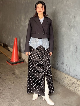 Ray BEAMSさん（レディース・163cm）の春コーディネート