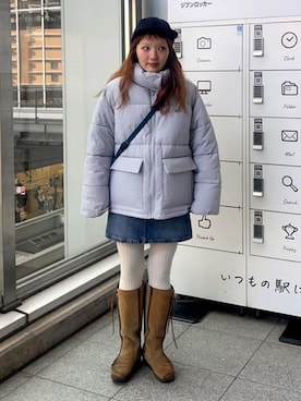 Ray BEAMSさん(レディース・158cm)の冬コーディネート