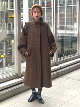 「アイテム（その他アウター）」を使った、Ray BEAMSさん（レディース・149cm）の秋コーディネート