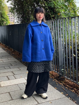 「Ray BEAMS（レイビームス）のアイテム（その他アウター）」を使った、Ray BEAMSさん（レディース・157cm）の秋コーディネート