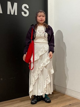 「Ray BEAMS（レイビームス）のアイテム」を使った、Ray BEAMSさん（レディース・154cm）の夏コーディネート